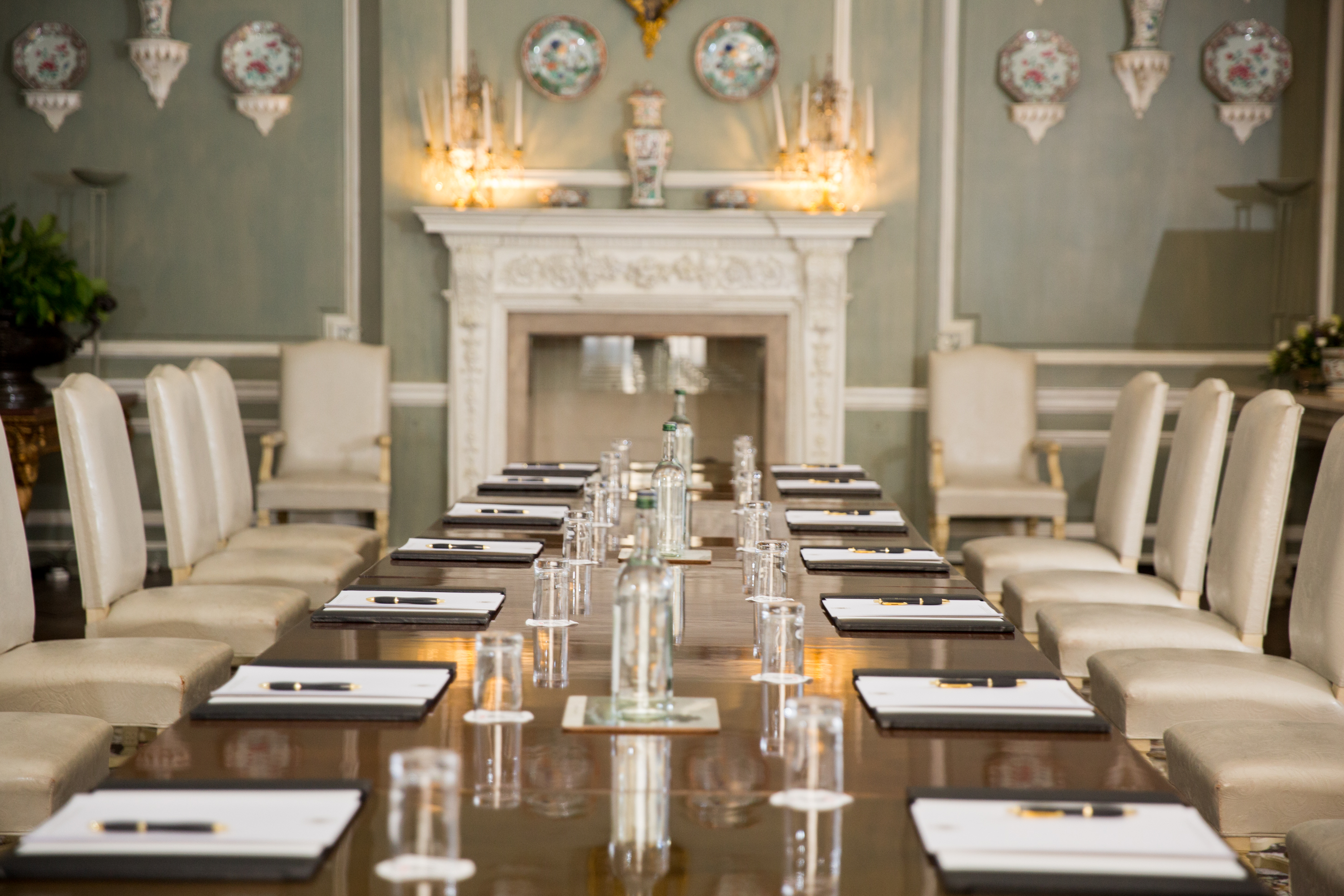 Dining Room Board Room Set Up